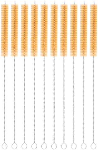 uxcell 10Pcs Drinking Straw Cleaning Brushes, Sippy Cup, Bottle and Tube by uxcell