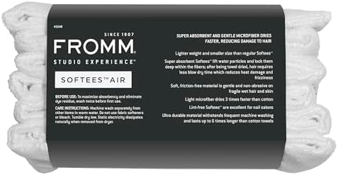 Fromm Softees Air Microfiber Lightweight Salon Hair Towels - Image 6
