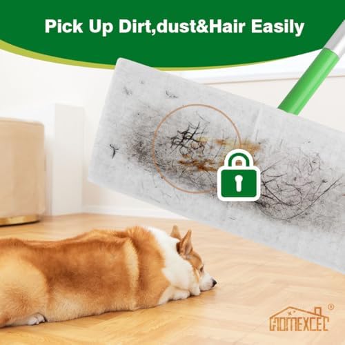 HOMEXCEL Dry Sweeping Cloths for Swiffer Sweeper 64 Count Disposable - Image 3