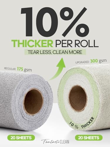Fantasticlean Kitchen Towels Roll, 40 Sheets - Image 6