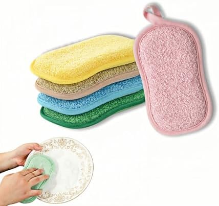 Multipurpose Kitchen Scrub Sponges, Heavy Duty Cleaning Non-Scratch Scrub Sponge by Unknown
