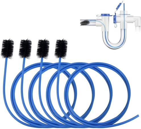 4 PCS Condensate Trap Flexible Drain Brush, 48 Inch Drain Line Cleaning Brush by Unknown