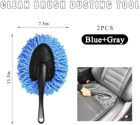 KVAEY 2 PCS Car Dash Duster Brush, Super Soft Microfiber Multi-Functional Car - Image 2