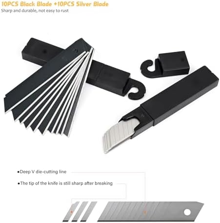 EHDIS Razor Blade Scraper, 4 Inch Razor Blade Scraper Tool Tile Paint Scraper - Image 4