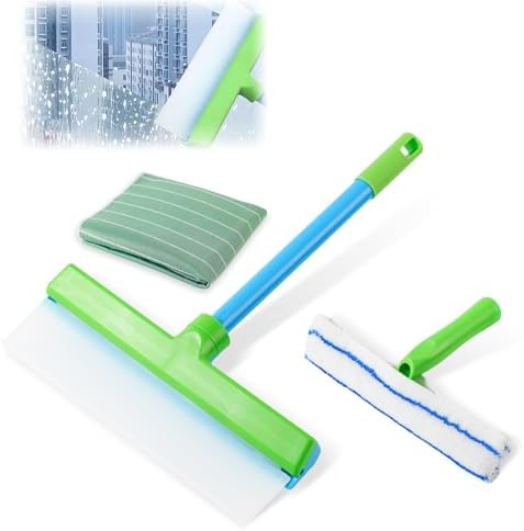 Recyclable Silicone Window Squeegee Kit, Window Cleaning Kit, Window Squeegee by HadaclubWig