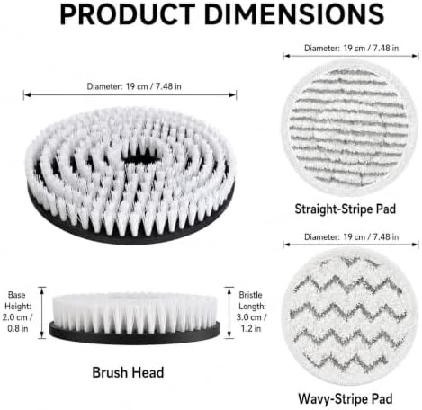 Steam & Scrub Mop Replacement Pads Kit - Image 2