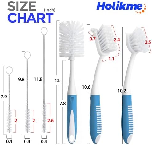 Holikme 6 Pack Dish Brush Set - Image 6