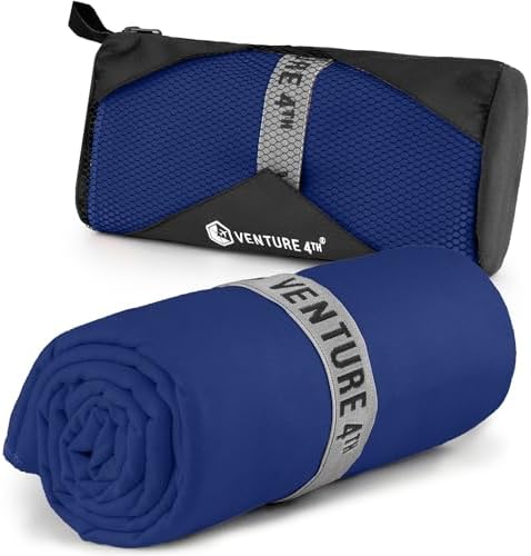 VENTURE 4TH Quick Dry Microfiber Towel by VENTURE4TH