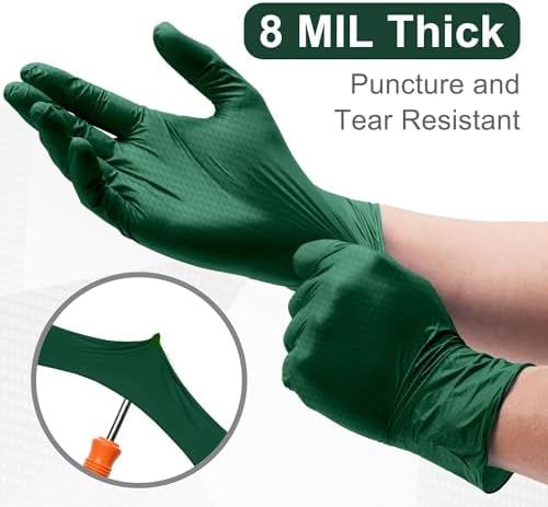 WECARE 8 Mil Nitrile Gloves - Image 3