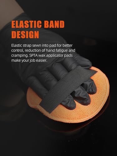 SPTA Microfiber Applicator Pads, Microfiber Buffing Cleaning Pads - Image 5