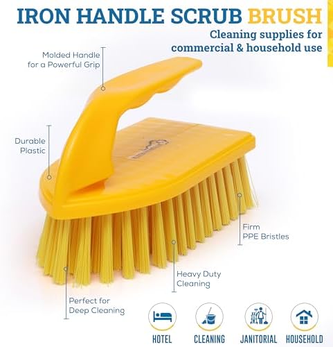 KLEEN HANDLER Iron Handle Scrub Brush - Image 2