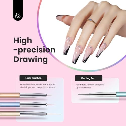 Beetles Gel Nail Art Brushes - Image 2
