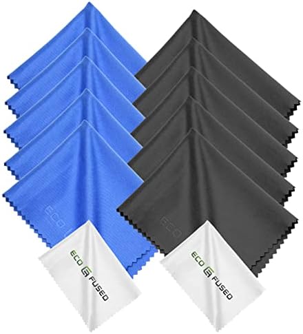 Eco-Fused Blue/Black Microfiber Cloth by Eco-Fused