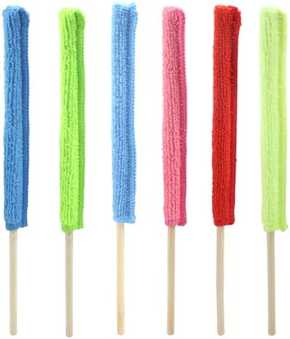 6 Pcs Microfiber Detail Duster Sticks by Cionyce