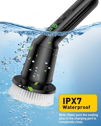 Electric Spin Scrubber for Bathroom, Shower Scrubber - Image 6