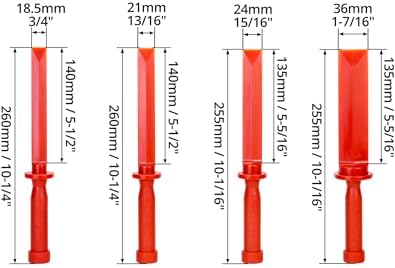 QWORK Plastic Chisel Scraper Set, 1-1/2" Chemical Resistant Scraper Tool - Image 6