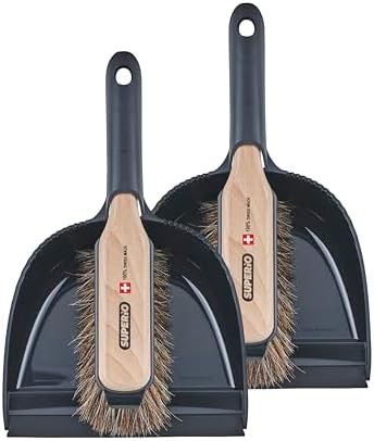 Superio Handheld Comfort Grip Dustpan and Brush Set by Superio