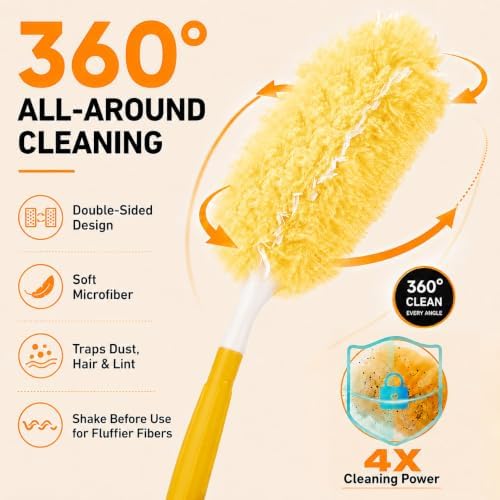 Duster Refills for Swiffer Duster, 4X Microfibers, Disposable Multi-Surface - Image 4