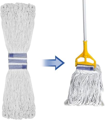 Tidy Monster 24 oz Loop End Mop Head, Heavy Duty Mop Head Replacement - Image 7