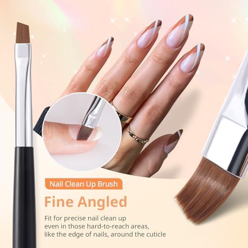 AIRSEE Nail Art Clean Up Brushes - Image 4