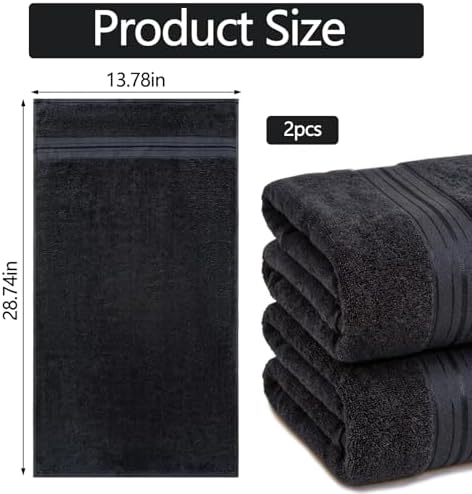 Luxury Hand Towels Set for Bathroom, 2 Pack - Image 4