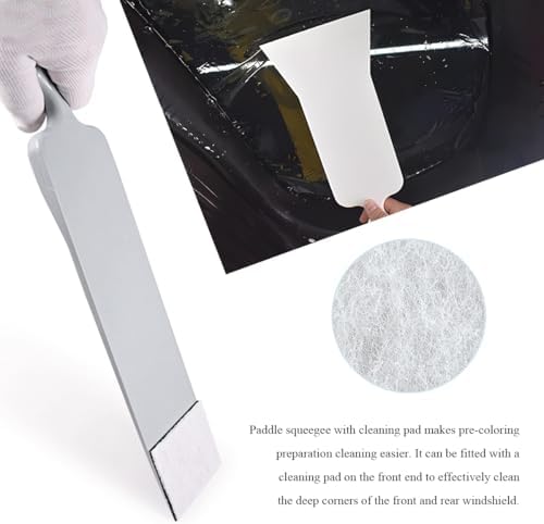 Yourkar 2 PCS Car Paddle Bulldozer Squeegee, Long Handle Window Tint Film - Image 5
