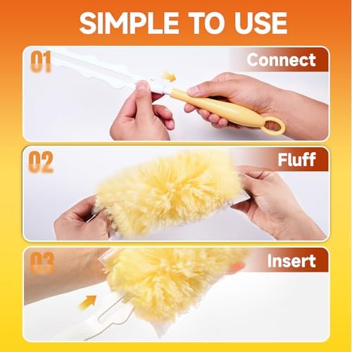 Duster Refills Compatible with Swiffer Duster Handles, 1 Handle - Image 5