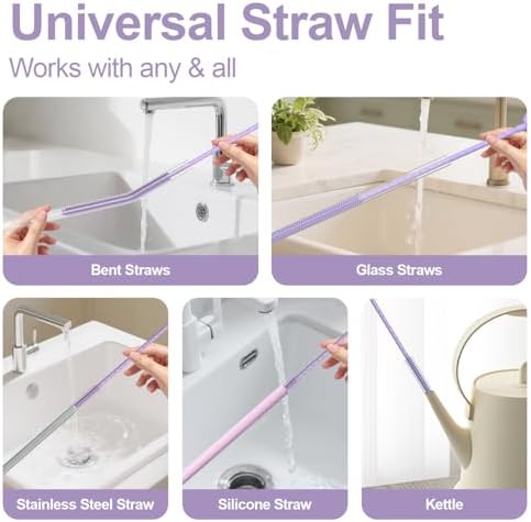 YOTIME Silicone Straw Cleaner Brush - Image 5