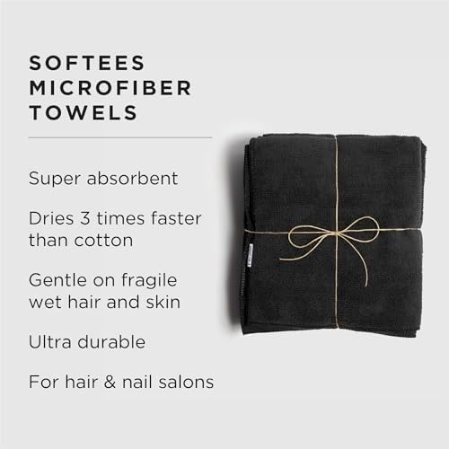 Fromm Softees Microfiber Salon Hair Towels, Fast-Drying - Image 2
