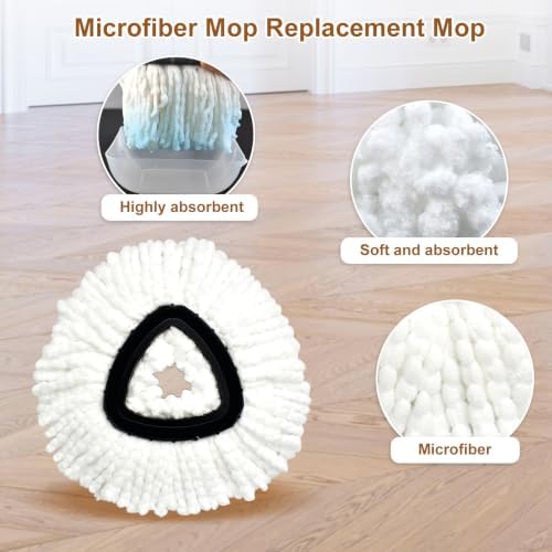 7 Pack Mop Heads Replacements for O Cedar EasyWring 1 Tank, Spin Mops - Image 5