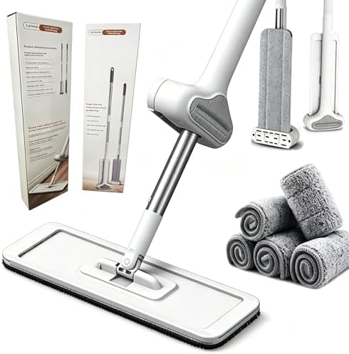 360 Hands-Free Self Wringing Floor Cleaning Mop, Flat Mop by Unknown
