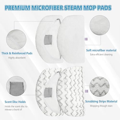 4 Pack Steam Mop Pads Replacement - Image 3