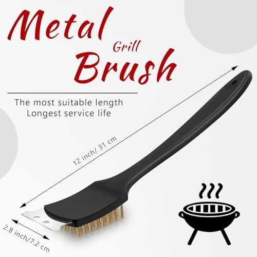 Chengu 2 Pcs 12 Inch BBQ Grill Brush - Image 2