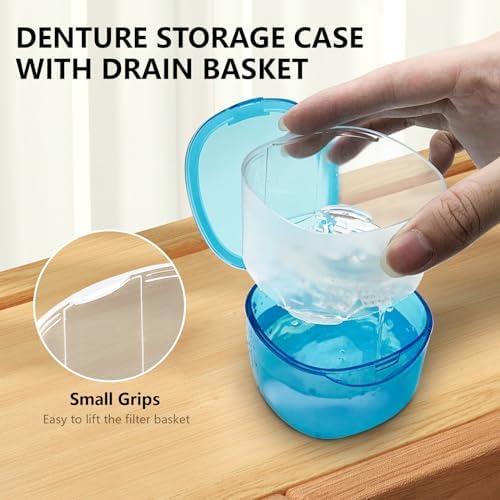 Denture Bath Case Denture Soaking Container - Image 6