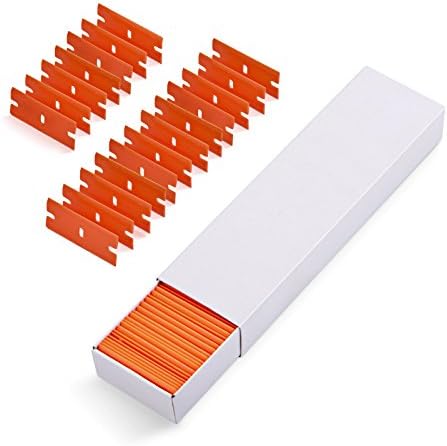 EHDIS Plastic Razor Blades 100 PCS Double Edged Blade by EHDIS