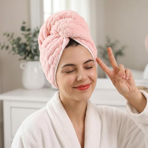 REDKISS 5 Pack Extra Large Hair Towels - Image 4