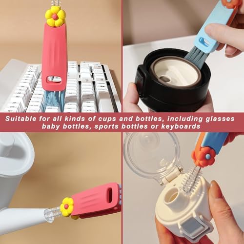 3-in-1 Rotatable Cup Lid Gap Cleaning Brush Set – 3 Pcs - Image 6