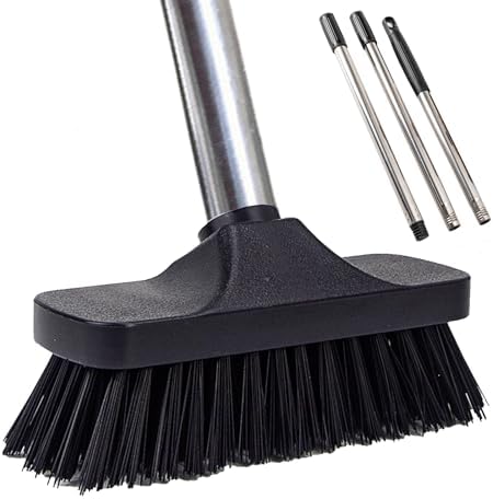 Push Broom Brush Stiff Bristles Floor Cleaning Brush Multi-Purpose Scrubber by BSMstonehouseholdsupplies
