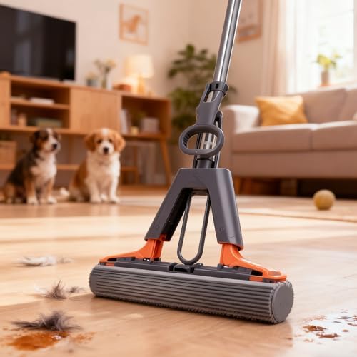 Squeeze Mop Household Tool Telescopic Pole - Image 3