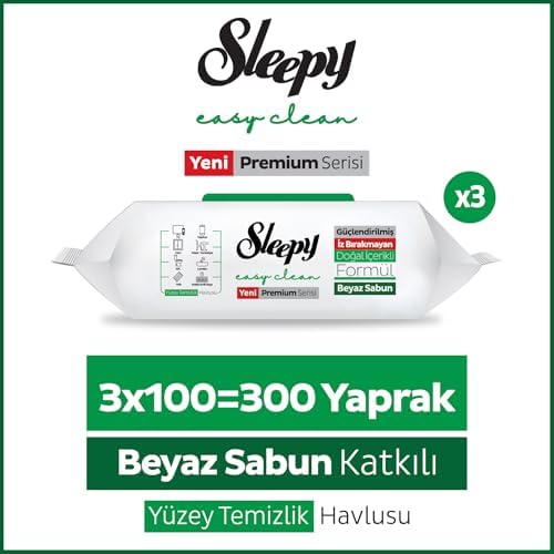 Sleepy Easy Clean XL Multi Surface Cleaning Wipes – Natural Vinegar & Baking - Image 2