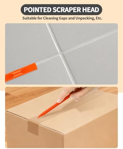 12 PCS Carbon Fiber Plastic Scrapers Tool, Non-Scratch Scraper Tool - Image 5