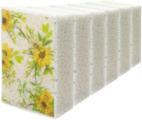 Scratch Scrub Sponge, 6 by Mainlyrunmakeupsuppliers