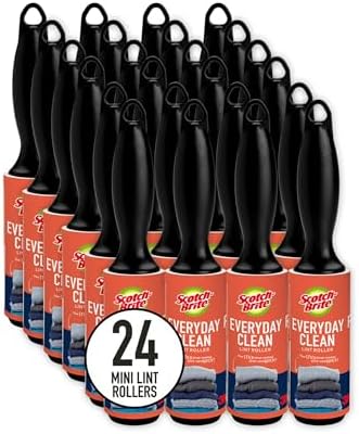 Scotch-Brite Mini Lint Roller, 24 Rollers, 720 Sheets Total by Scotch-Brite