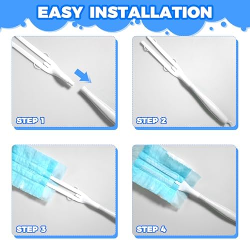 5PCS Duster Refills Folding Handles Set Compatible - Image 3