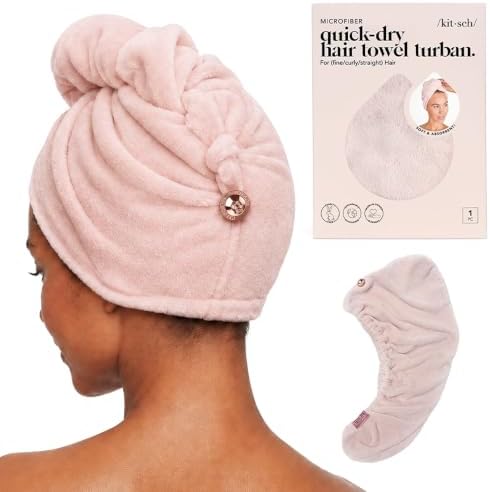 Kitsch Microfiber Hair Towel Wrap by Kitsch