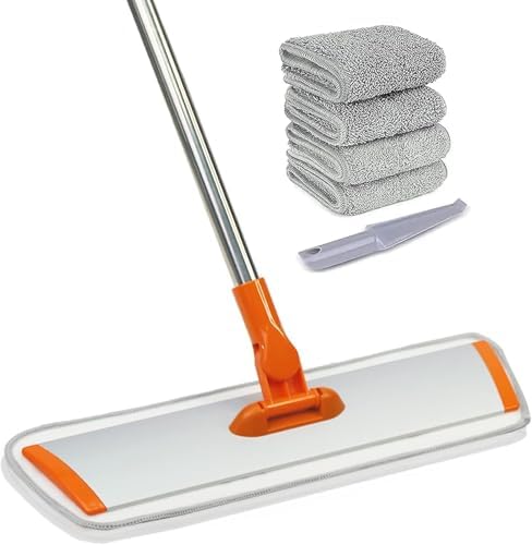 Microfiber Flat Wet-Dry Mop by Loulicia