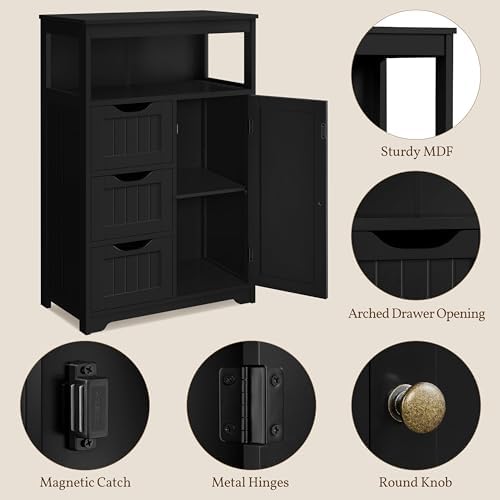 Yaheetech Small Freestanding Bathroom Storage Cabinet - Image 6