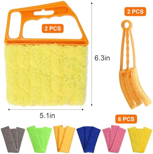 Window Blind Cleaner Duster Set, Washable Dusting Cleaner Air Vent Cleaning - Image 2