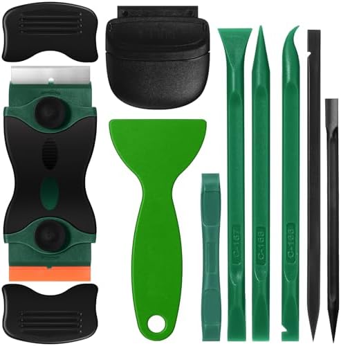 Tallew 9 Pcs Plastic Scraper Set Paint Tool Non Scratch Putty by Tallew