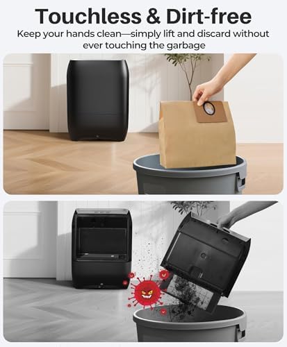 Touchless Vacuum Automatic Dustpan, 20Kpa Suction, 2 Modes - Image 3